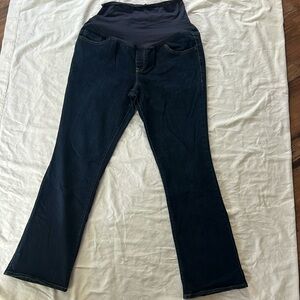 Old Navy Dark Wash Maternity Jeans